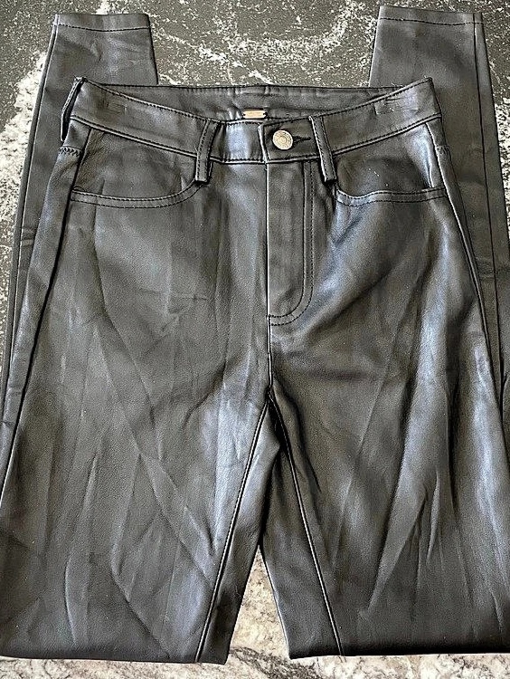 Free People Vegan Leather Skinny Pants Skinny Pants